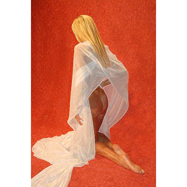 Vincenzo Marega, Composition 4, Nude, 2026, Giclee Print on Canvas For Sale - Image 4 of 4