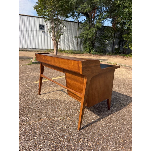 1950s 1950s Drexel Profile Executive Desk by John Van Koert For Sale - Image 5 of 12