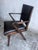 Brown Mid-Century Armchairs in Dark Wood and Brown Upholstery, 1960s, Set of 2 For Sale - Image 8 of 10