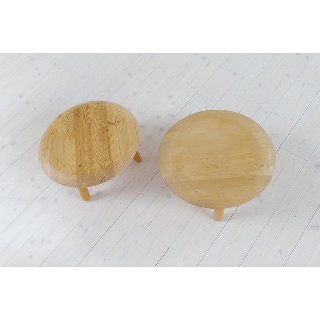 2000 - 2009 Set of Swedish Organic Mushroom Stools in Birch from Ikea, 2009 For Sale - Image 5 of 9