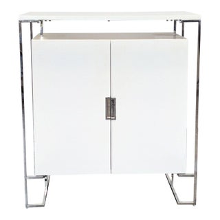 West Elm Baron Deco Bar Cabinet For Sale