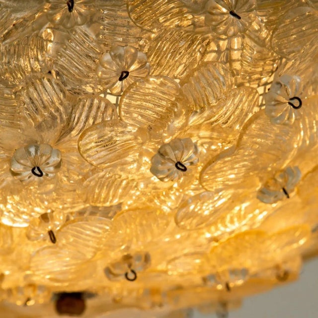 Flower Wall Lights attributed to Barovier & Toso, 1990s, Set of 2 For Sale - Image 12 of 18