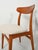 Brown Vintage Scandinavian Chairs with Crescent Backs by Hans J. Wegner, 1960s, Set of 2 For Sale - Image 8 of 11