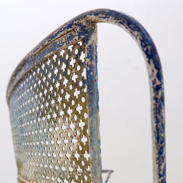 Vintage Perforated Metal Armchair by Mathieu Matégot, 1950s For Sale - Image 6 of 16