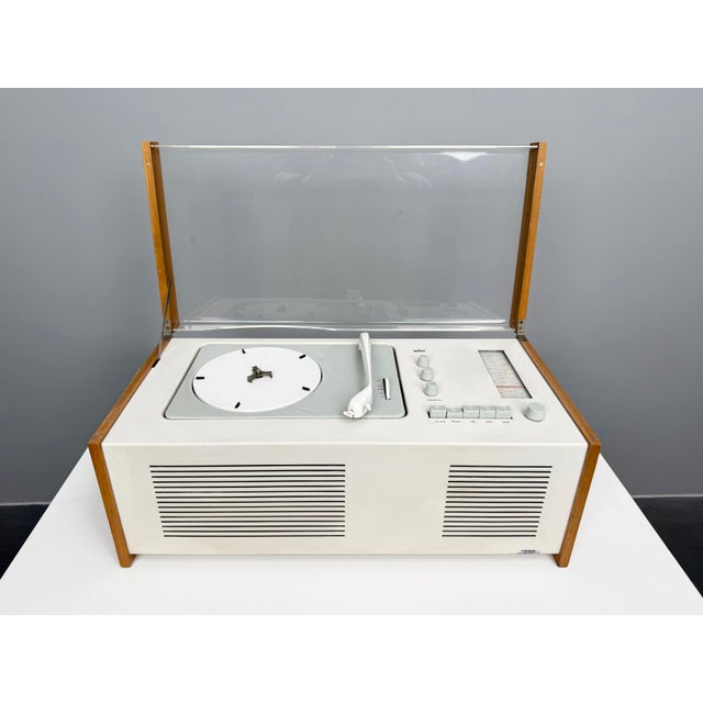 Wood SK 5 Radio Record Player by Dieter Rams and Hans Gugelot for Braun, Germany, 1958 For Sale - Image 7 of 11