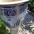 Mediterranean Style Large Pottery Studio Cobalt Blue Glazed Ceramic Planter W/Incised Tan Scroll For Sale - Image 11 of 12