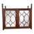 Antique Mahogany & Glass Regency Wall Cabinet For Sale