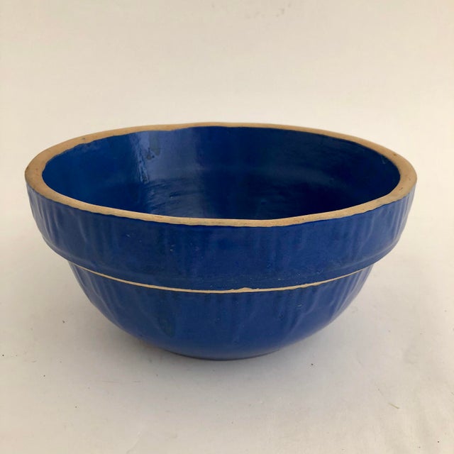 Clay City Pottery Vintage Crock Bowl Chairish