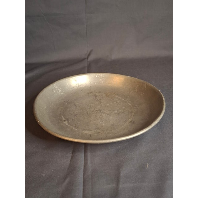 Antique 18thC German Pewter Judaica Shallow Bowl Georg Daniel Mayse Hebrew For Sale - Image 4 of 14