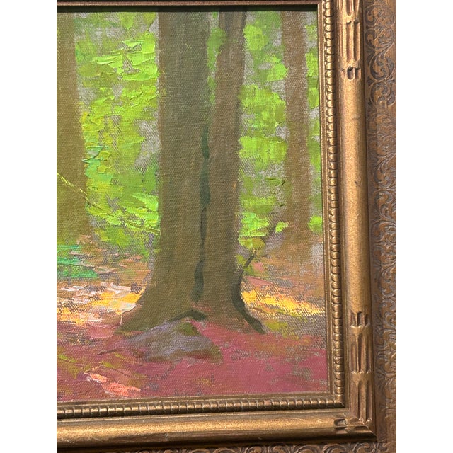 American Deep Woods Oil Painting For Sale - Image 3 of 5