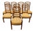Vintage Drexel Heritage Accolade II Collection Campaign Style Walnut Ladder Back Dining Chairs - Set of 8 For Sale - Image 12 of 12