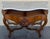 Mid 19th Century French Regency Console Table in Carved Walnut with drawer and Marble Top For Sale - Image 9 of 18
