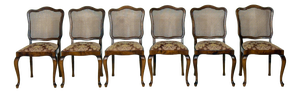 Vintage Chippendale Chairs, Set of 6
