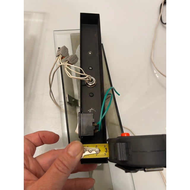 Glass Wall Sconces from Arte, Italy, 1970s, Set of 3 For Sale - Image 4 of 13