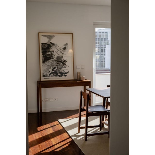 Wood Minimalist Modern Sideboard in Walnut by Pedro Sottomayor For Sale - Image 7 of 8