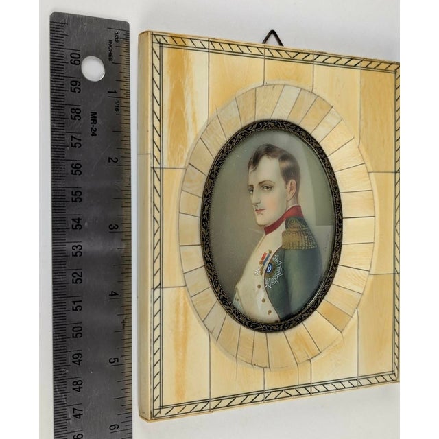 Napoleon and Josephine Portrait Miniatures, Late 19th Century - Set of 2 For Sale - Image 14 of 14