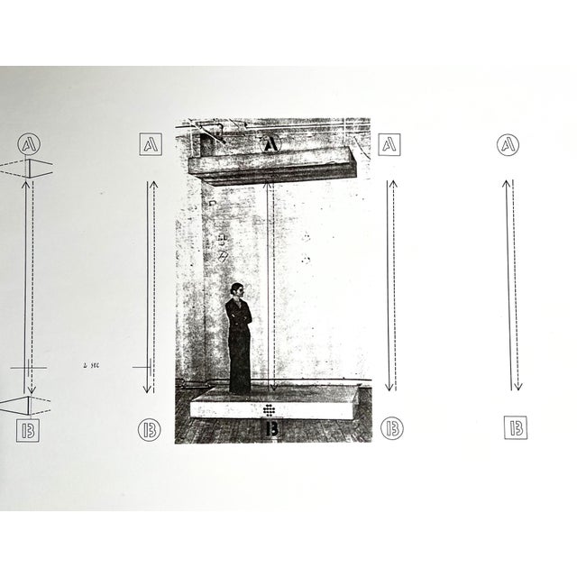1970s Bernhard Leitner, Austrian Sound Space Architect Bernhard Leitner Photo Lithograph Hand Signed Art For Sale - Image 5 of 9