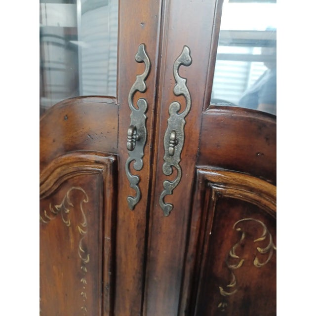 Wood Vintage Bar / Wine Cabinet For Sale - Image 7 of 12