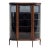 Edwardian Curved Glass Demi-Lune Display Cabinet, 20th Century For Sale