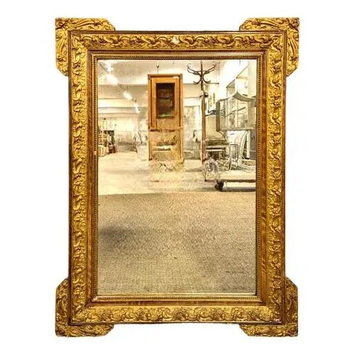 Art Nouveau Style Mirror, 1900s For Sale - Image 6 of 7
