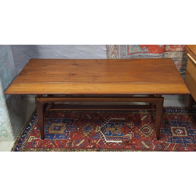 Mid 20th Century Teak Metamorphic Coffee Table from Trioh, Denmark, 1960s For Sale - Image 5 of 18