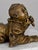 19th Century Japanese Meiji Bronze Reclining Karako Boy Okimono With Articulated Fan For Sale - Image 6 of 12
