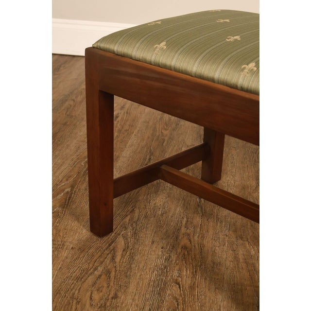 Kittinger Williamsburg Adaptation Mahogany Footstool For Sale - Image 14 of 18