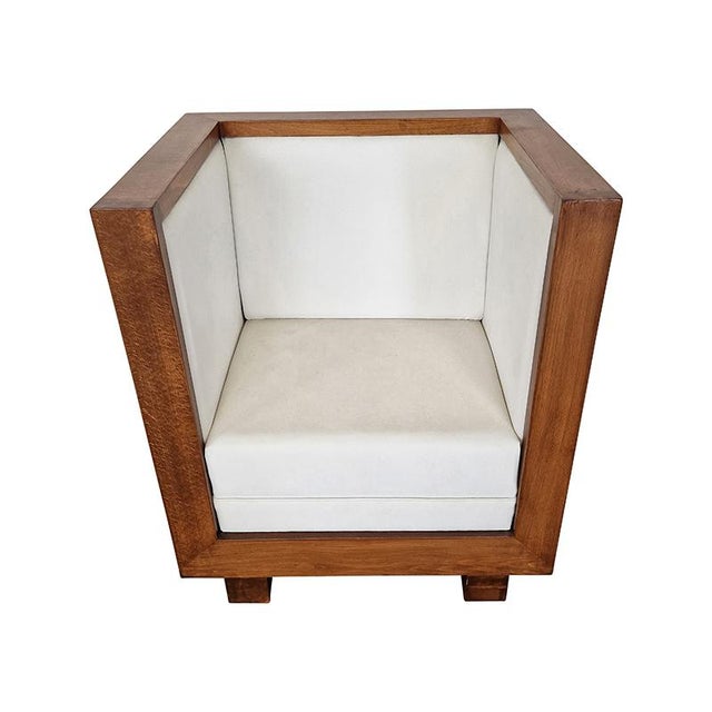 Art Deco Armchair, 1980s For Sale - Image 6 of 6