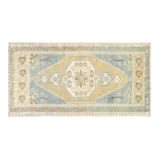 1960s Turkish Oushak Yastic Rug For Sale