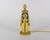1920s Vintage French Art Nouveau Yellow Pottery Table Lamp, 1920s For Sale - Image 5 of 6