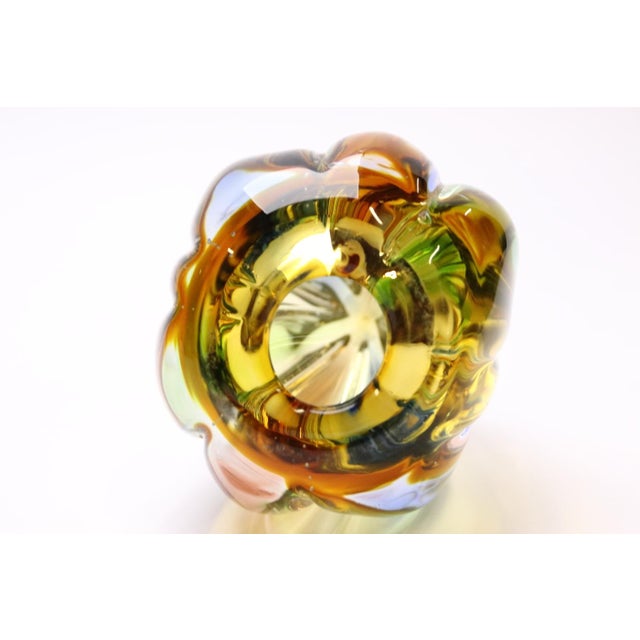 Glass Vase and Bowl by Hana Machovska for Mstisov, Czech, 1960s, Set of 3 For Sale - Image 13 of 18