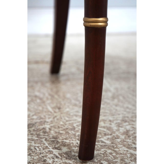 Baker Regency Style Cane Seat Chair For Sale - Image 16 of 18