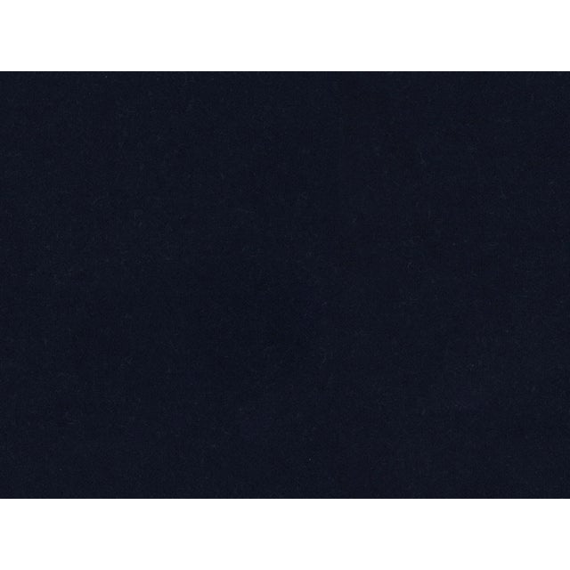 Greta Left-Facing Sectional, Midnight Velvet Swatch For Sale