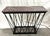 Breccia Marble Console Table With Hand‑Formed Matte‑Black Steel Base by Jon Little For Sale - Image 13 of 13