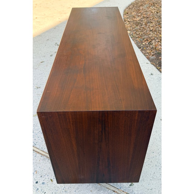 MidCentury Modern Black Walnut 6 Drawer Dresser For Sale - Image 13 of 17