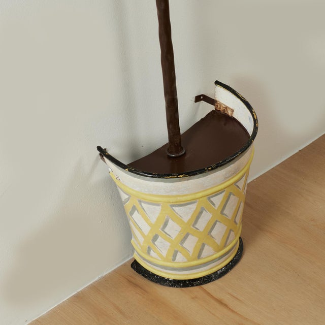 Vintage Italian Tole Lemon Tree Sculpture For Sale - Image 9 of 12
