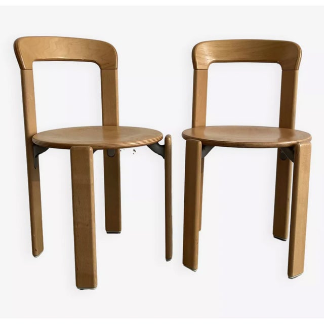 Set of Chairs by Bruno Rey for Kusch & Co., 1970s For Sale - Image 10 of 12
