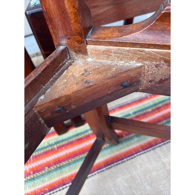 Set of 3 Mahogany Gothic Chippendale Side Chairs, Philadelphia 1770s For Sale - Image 9 of 12