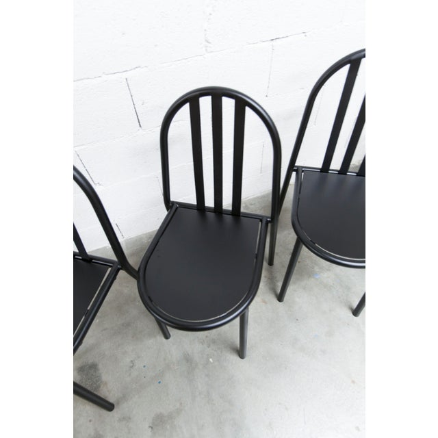 Modern 222 Model Chairs by Robert Mallet Stevens, 1980, Set of 6 For Sale - Image 3 of 18
