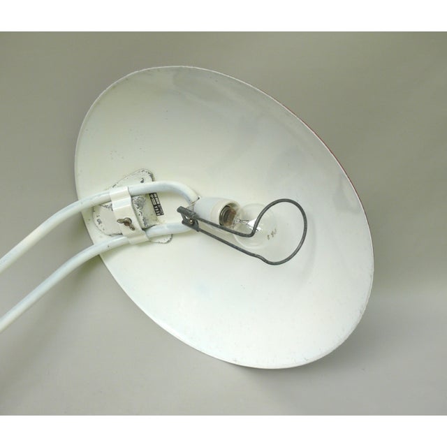 Orange and Light Beige Outdoor Mushroom Lamp from Bega, 1950s For Sale - Image 18 of 18