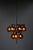 Ceiling Lamp in Brass and Amber Glass by Hans-Agne Jakobsson, 1950s For Sale - Image 9 of 11