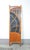 Blue Art Nouveau Screen in Wood and Polychrome Glass For Sale - Image 8 of 16