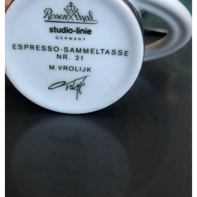 1990s 1990s Rosenthal "Cupola" Sammeltas Espresso Cup For Sale - Image 5 of 6