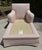 Red Vintage Baker Furniture English Roll Arm Chaise Lounge Chair For Sale - Image 8 of 12