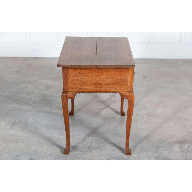 19th Century Georgian English Oak Low Boy, 1800s For Sale - Image 13 of 16
