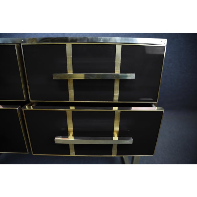 Not Yet Made - Made To Order Chest of Drawers with Black Murano Glass from Justfurnituress SRL For Sale - Image 5 of 6