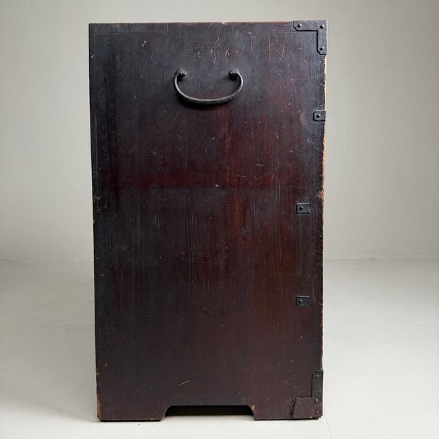 Japanese Tansu Chest of Drawers, 1890s For Sale - Image 11 of 12