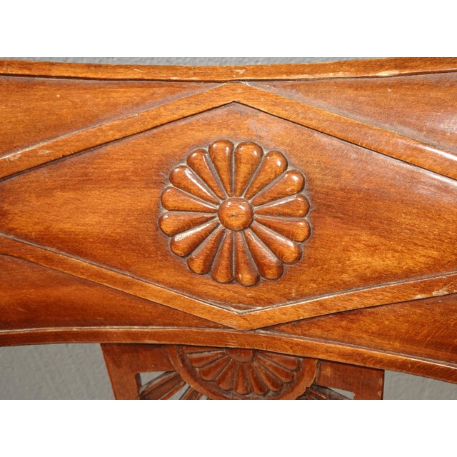 Vintage French Provincial White Accent Chair For Sale - Image 10 of 13