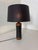 Textile Mid-Century Danish Scandinavian Teak and Leather Table Lamp, 1950s For Sale - Image 7 of 11