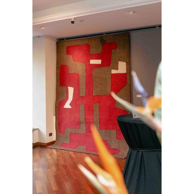 Contemporary Hand-Felted Shyrdak Rug in Wool by Dinodo Studio For Sale - Image 3 of 5